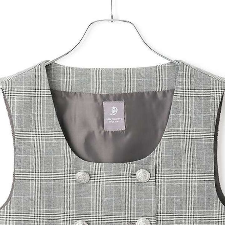 Best × Pleated Skirt-Pants Outfit Set,Navy, medium image number 13