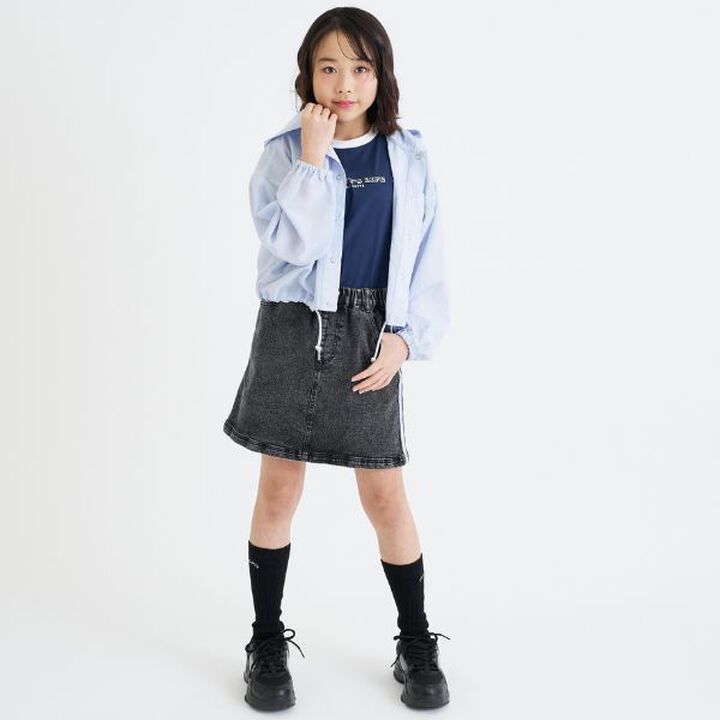 [UV & Cool Touch] Short Bomber Jacket,Black, medium image number 14