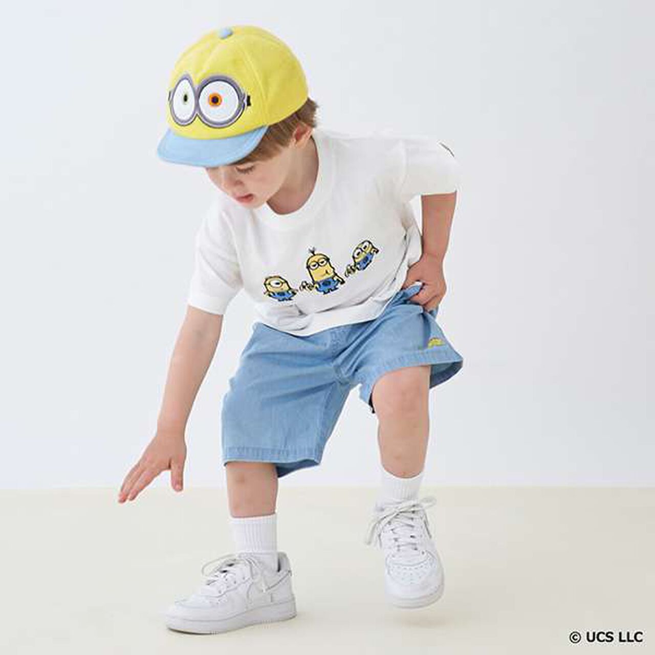 Minion Appliqu&eacute; T-Shirt,Off white, large image number 1
