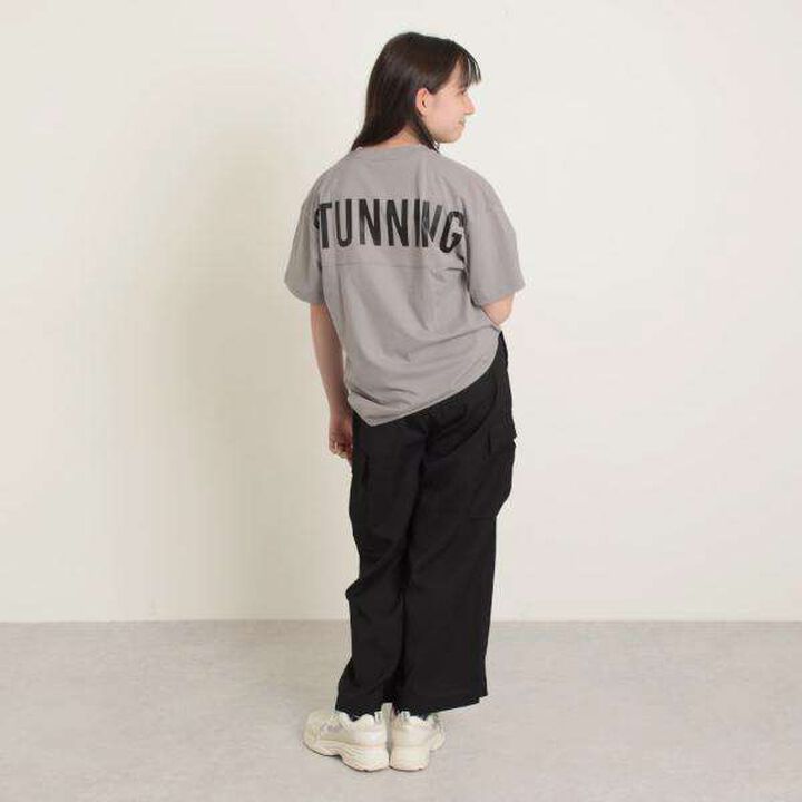 Balloon Peplum T-Shirt,Light blue, medium image number 17