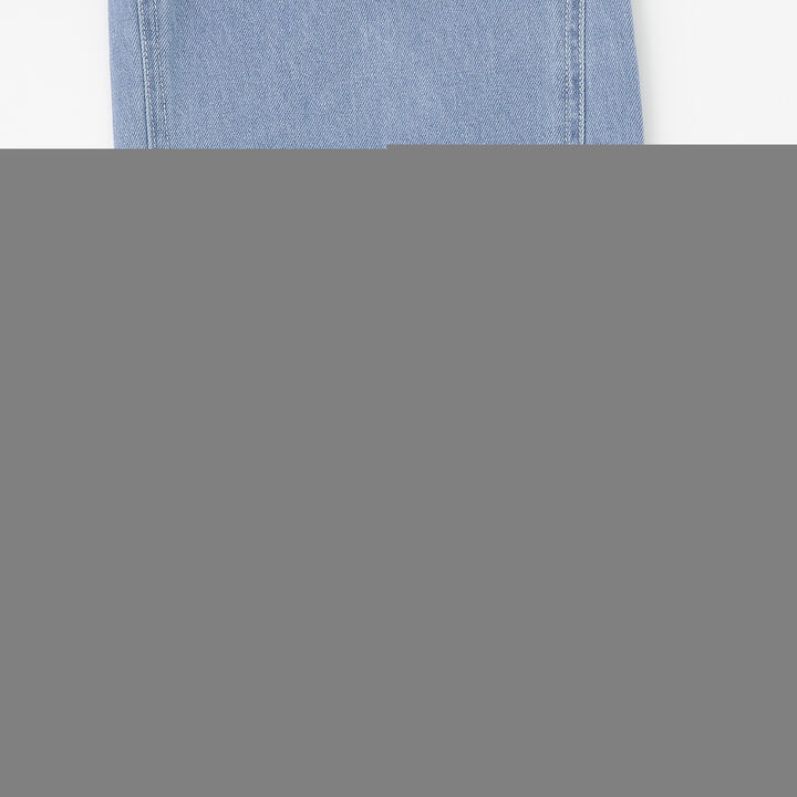 Sparkling Denim Wide Pants with Glow-in-the-Dark Charm [Cool Touch],Sax blue, medium image number 11
