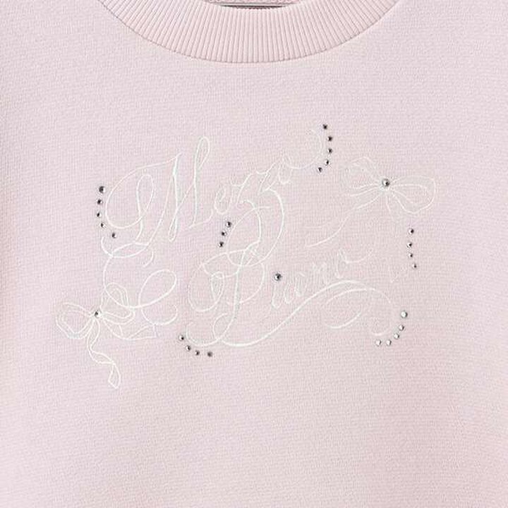 Tulle Frill Sweatshirt,Off white, medium image number 5