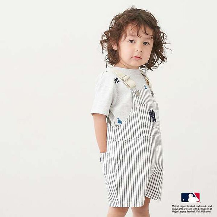 [MLB] Logo Embroidery T-Shirt,Smoke white, medium image number 14