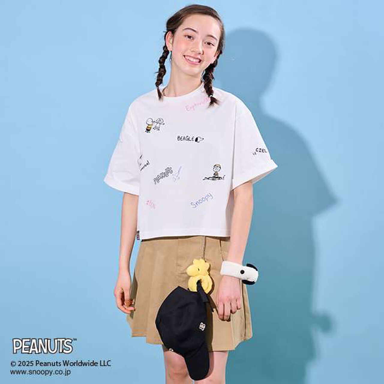 [PEANUTS] Twist Fur Charm,White, large image number 11