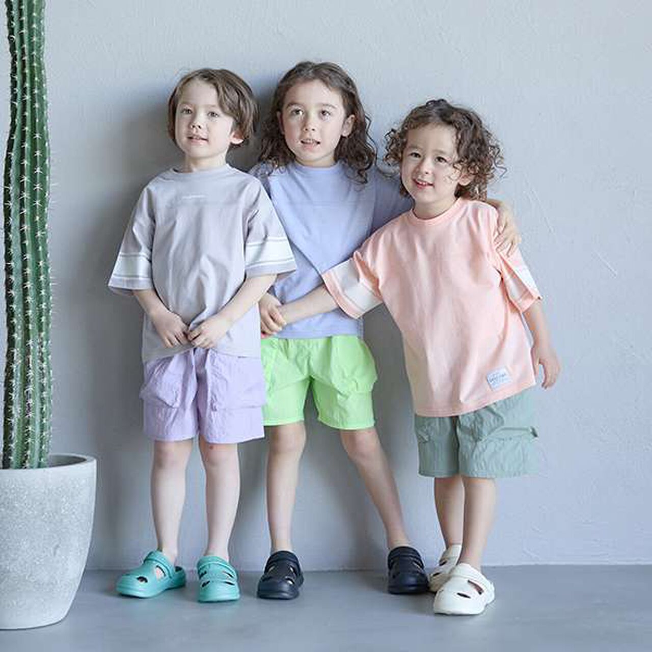 [Cool Touch] Either Way Is Fine! Sleeve Line Print Short Sleeve T-Shirt,Orange, large image number 10