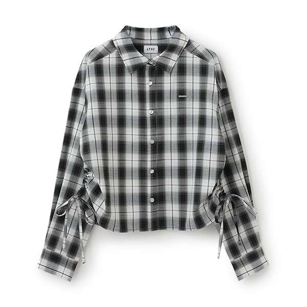 [LTXC] Side Drawstring Shirt,Off white, large image number 2