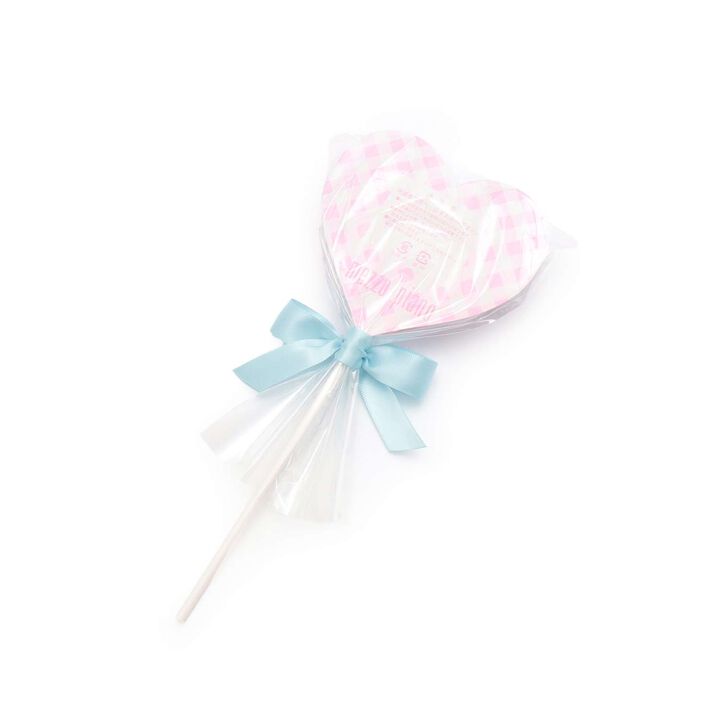 Candy Wrapping Note Heart Hair Accessory Set,Lavender, medium image number 1
