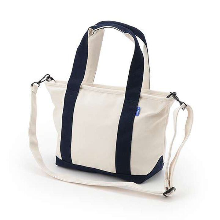 Small Canvas Tote Bag,Navy, medium image number 1