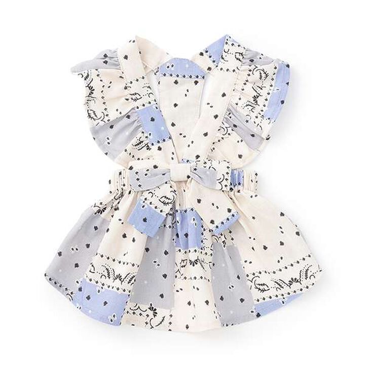 [Link][DOG] Shoulder Frill Dress,Light beige, medium image number 6