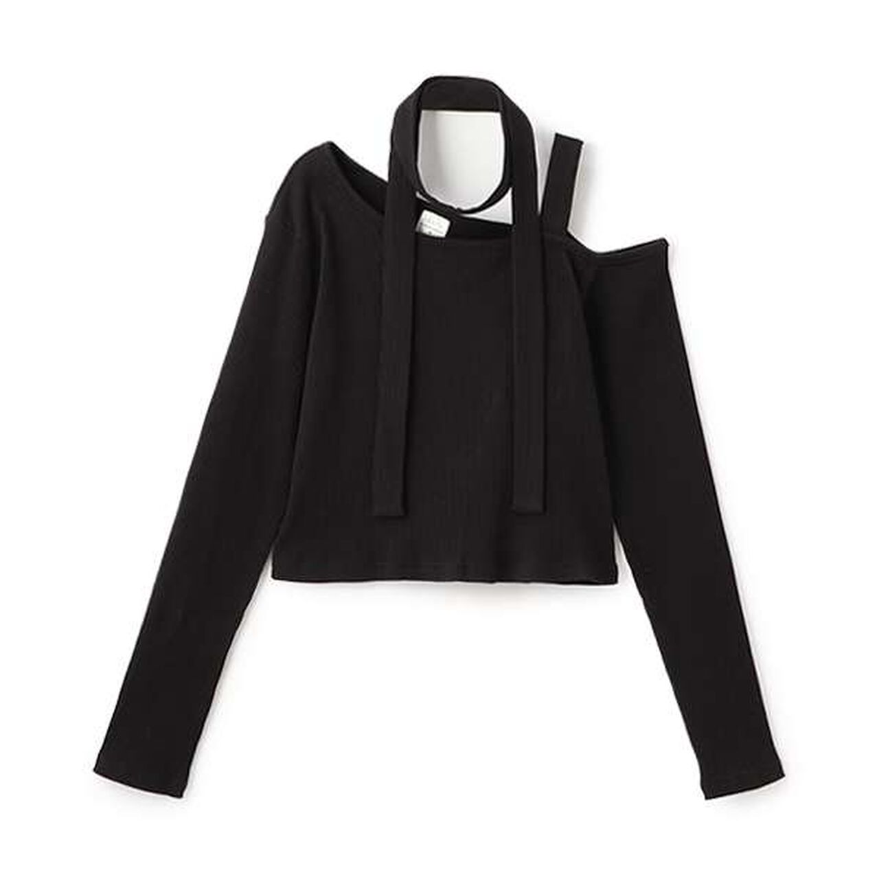 Bow Tie Long T-Shirt,Off white, large image number 5