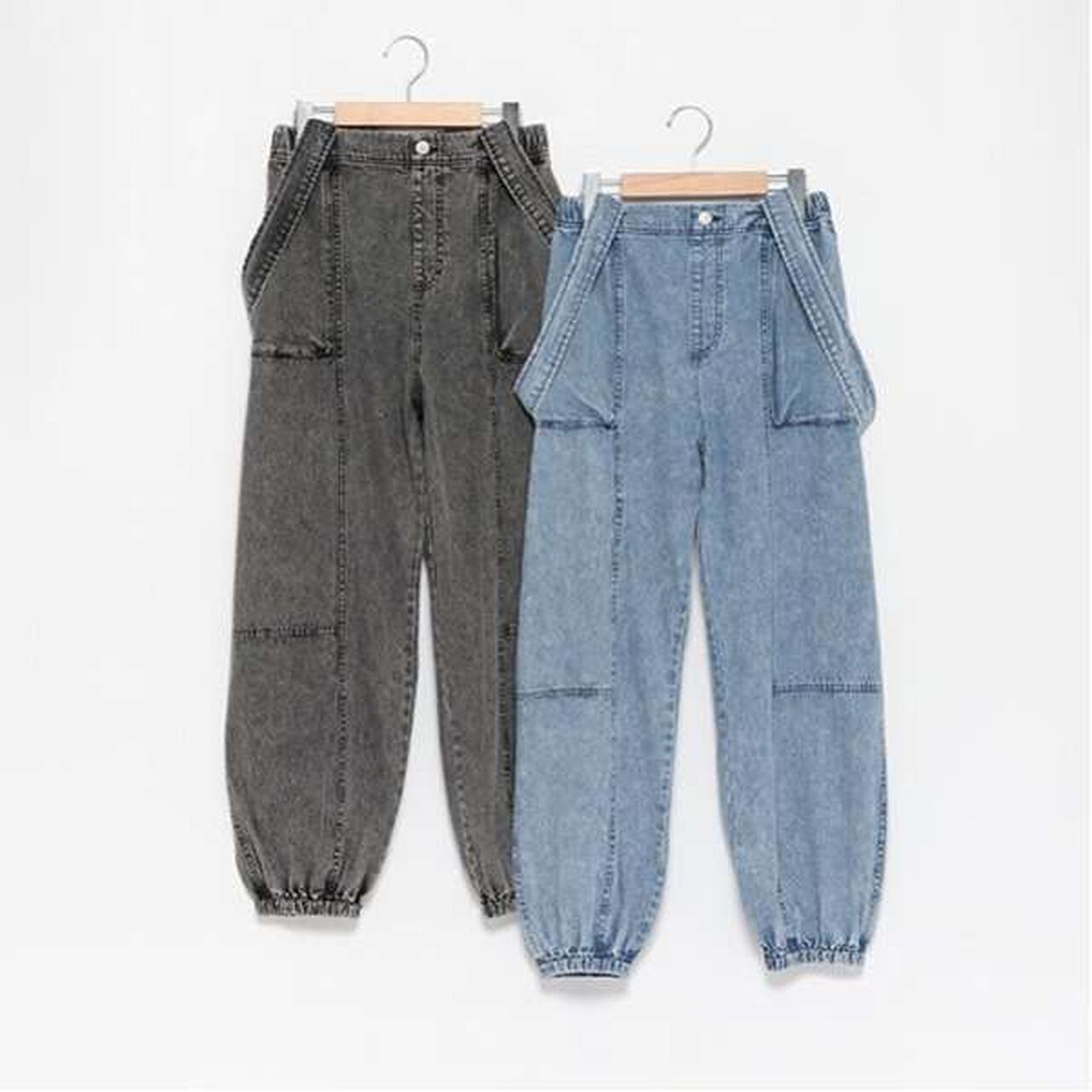 LTXC - Loose Joggers with Suspenders,Blue, large image number 12