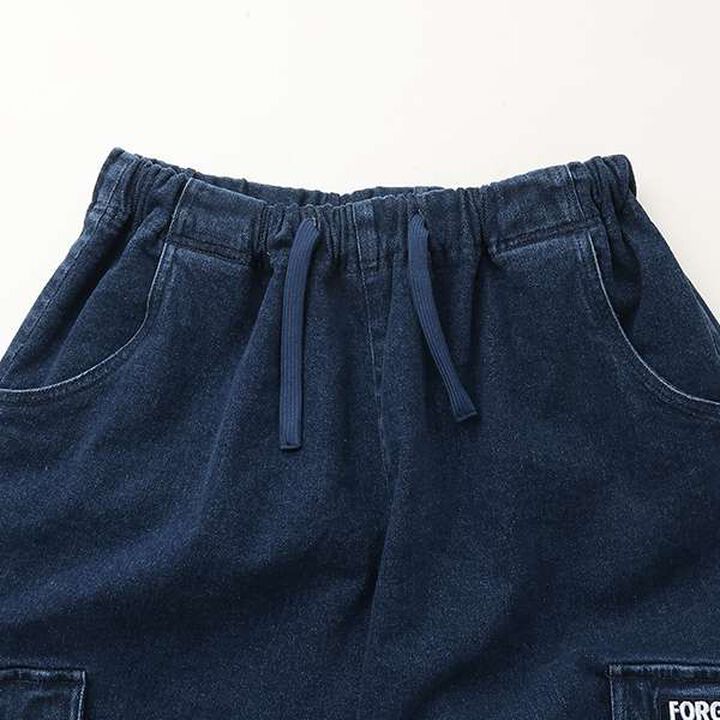 [FORGETNEVER] 2 WAY Denim Pants_GLSW,Deep blue, medium image number 3
