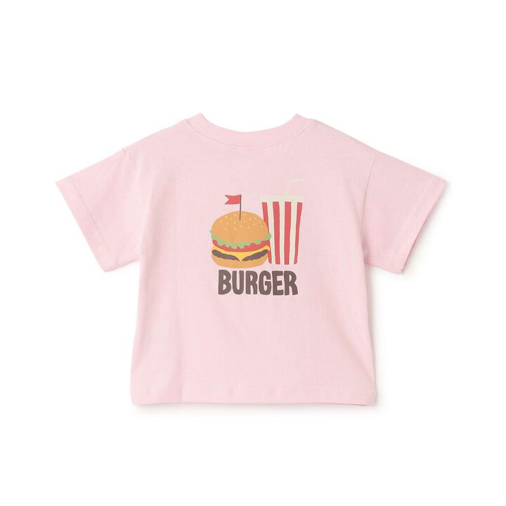 [Affordable/Web Exclusive] Back Print Short Sleeve T-Shirt,Light pink, medium image number 23