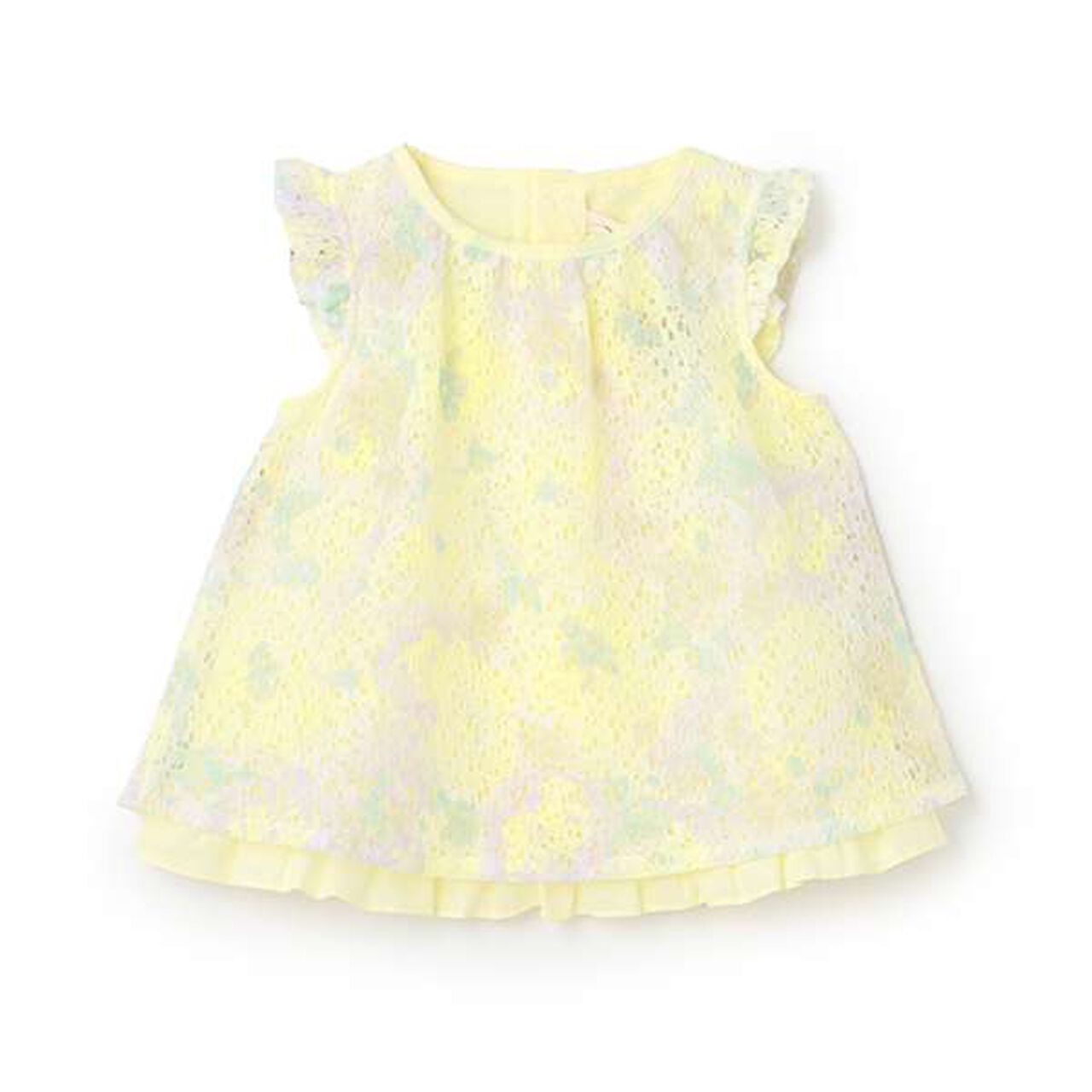 Floral Lace Tunic,Lemon yellow, large image number 0