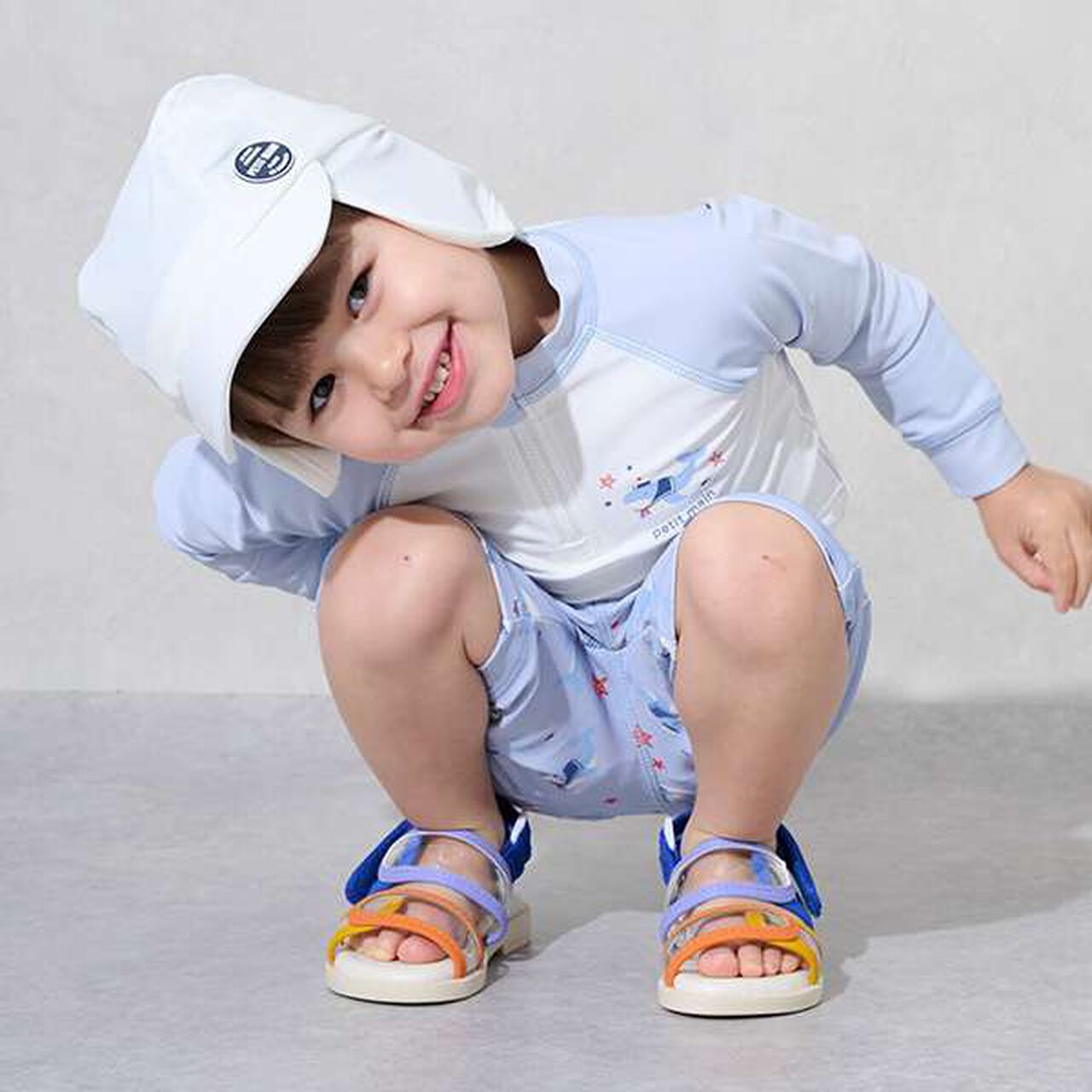 [SWIM] Boys Swim Assortment Outfit Set,Mocha tea, large image number 4