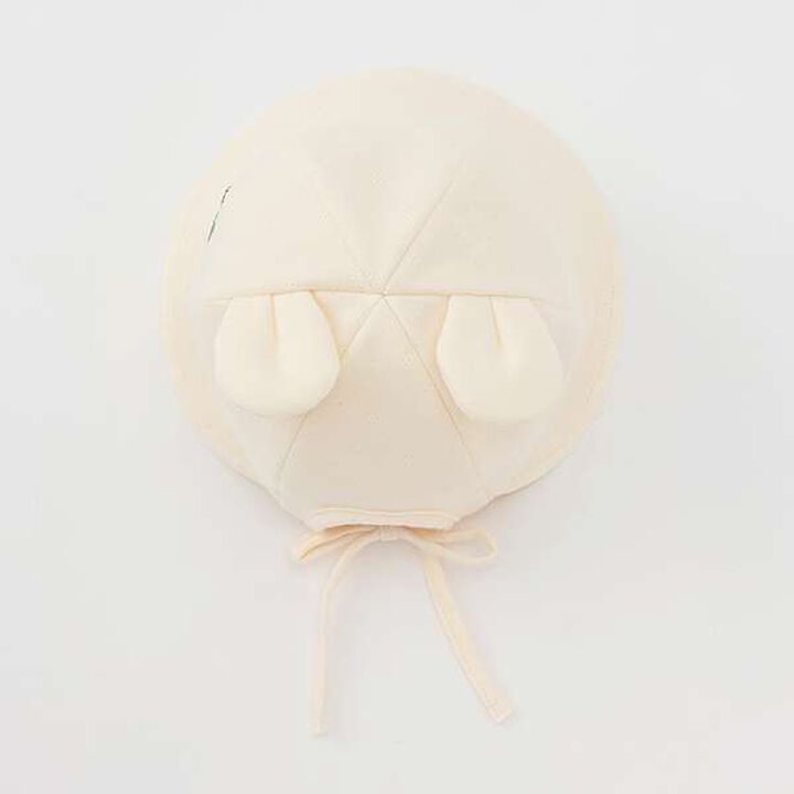 Organic Bear Ear Hat,Pearl white, medium image number 5