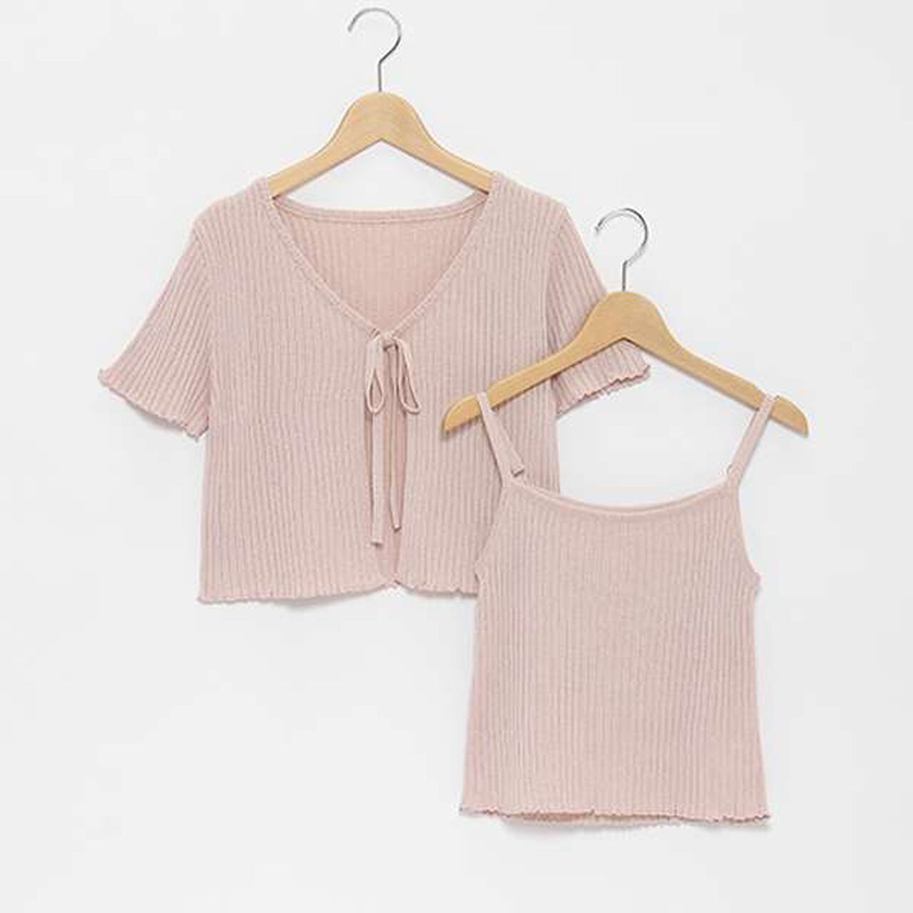 Shimmer Cardigan with Inner Layer,Lavender, large image number 12