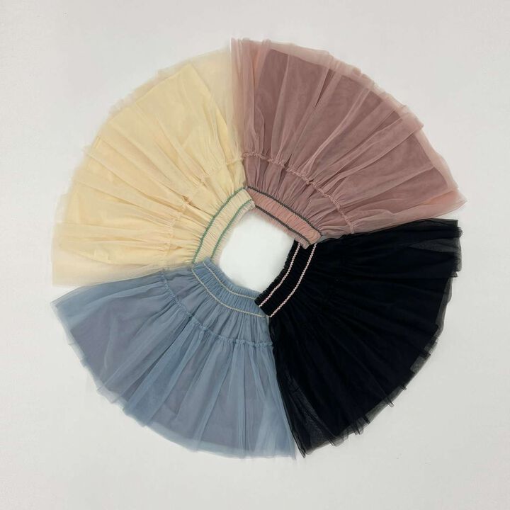 [Halloween] Gathered Tulle Skirt,Ivory, medium image number 13