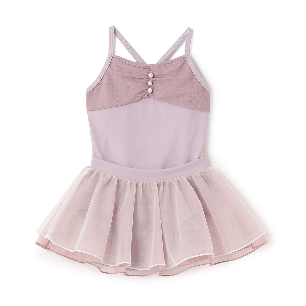 Ballet Tulle Leotard Set,Lavender, large image number 0