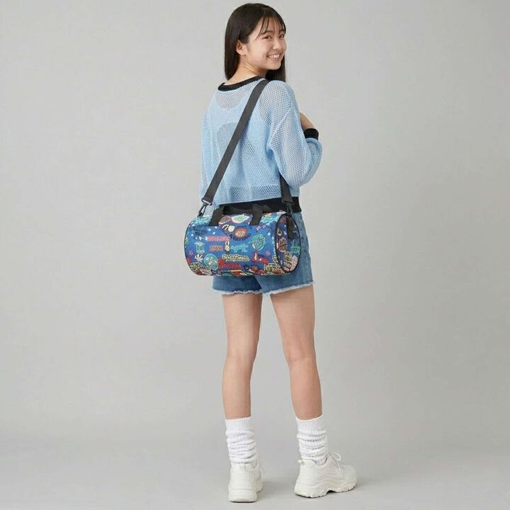 [Angel Blue] All-Over Pattern Drum Bag,Deep pink, medium image number 13