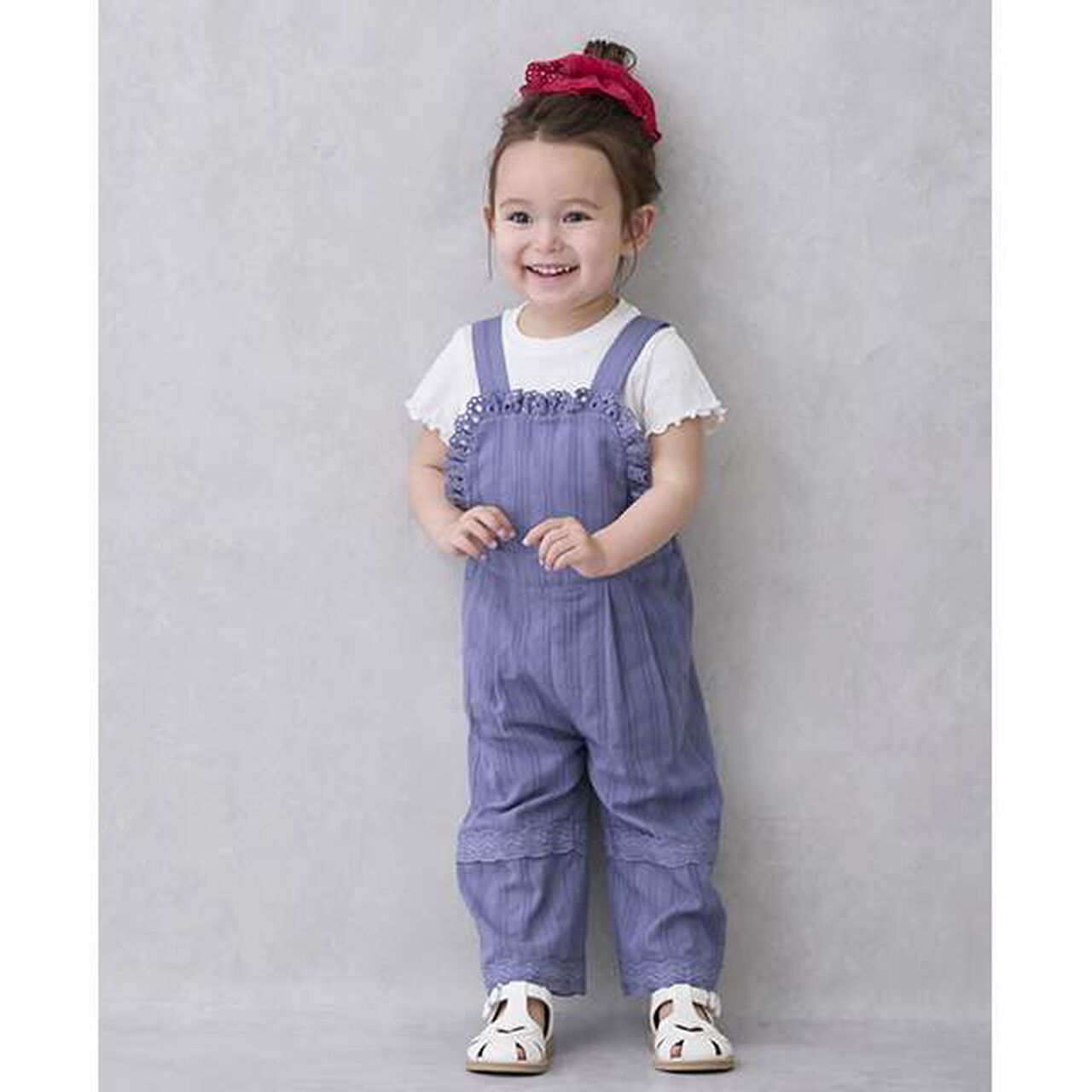 Lace Overalls,Navy, large image number 0