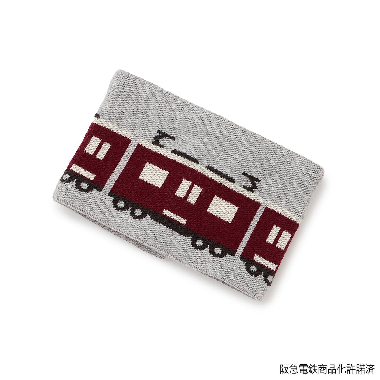 [Hankyu Train] Reversible Snood,Gray, large image number 8