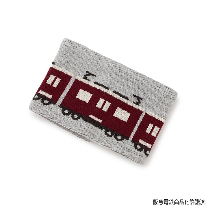 [Hankyu Train] Reversible Snood,Gray, medium image number 8