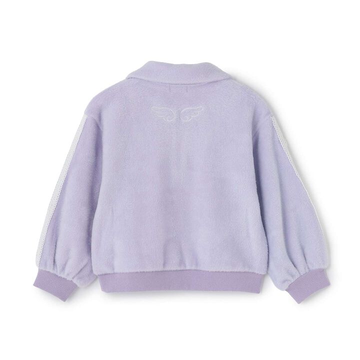 [Popular Item Restocked] [Not Available at Physical Stores] Lame Piping Half-Zip Pullover,Lavender, medium image number 1