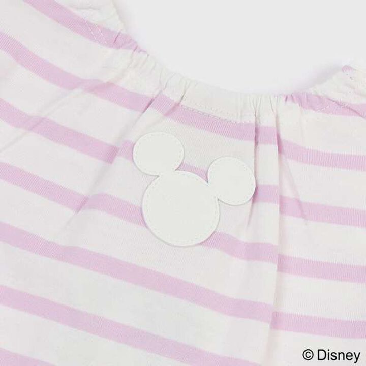 Disney Striped Appliqu&eacute; T-Shirt,Lavender, medium image number 7