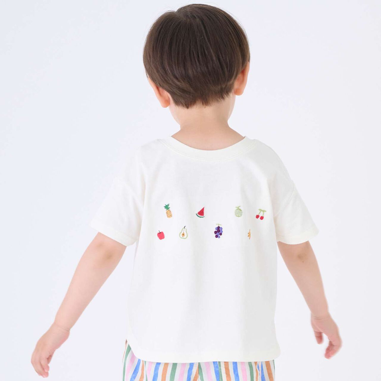 [Cool Touch] Reversible 2WAY Short Sleeve T-Shirt,Light pink, large image number 2