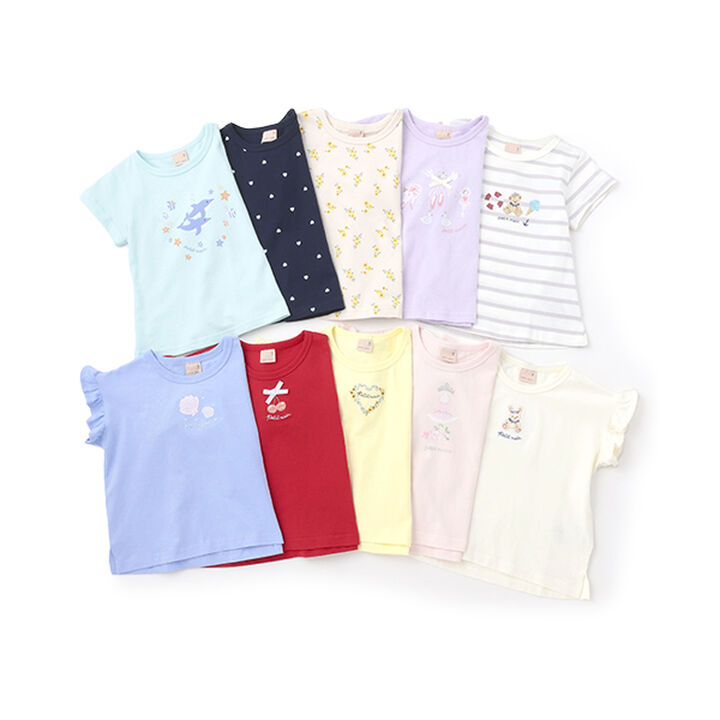 [Affordable] Girls Short-Sleeve T-Shirt,Emerald green, medium image number 25