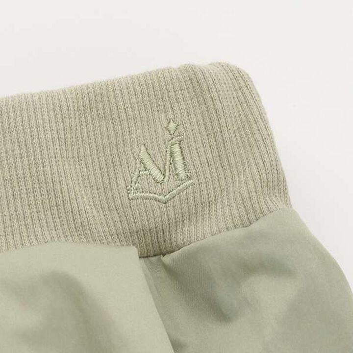 [AMI] Water-Repellent Waist Rib Hem Tuck Skirt,Olive, medium image number 13