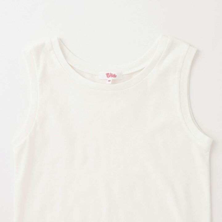 [3WAY] Checkered Shirt with Sleeve Drawstring + Tank Top Set,Black, medium image number 7