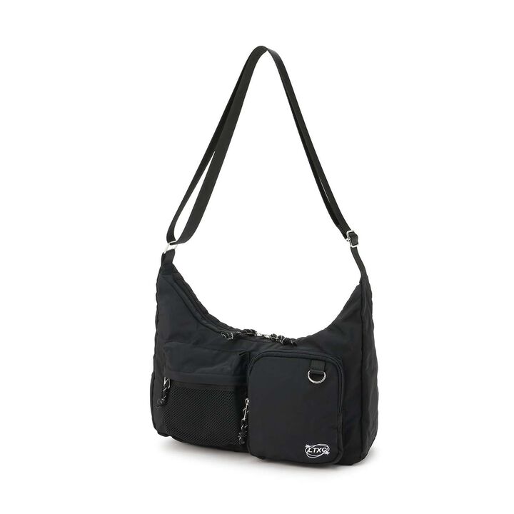 [LTXC] Double Pocket Shoulder Bag,Black, medium image number 0