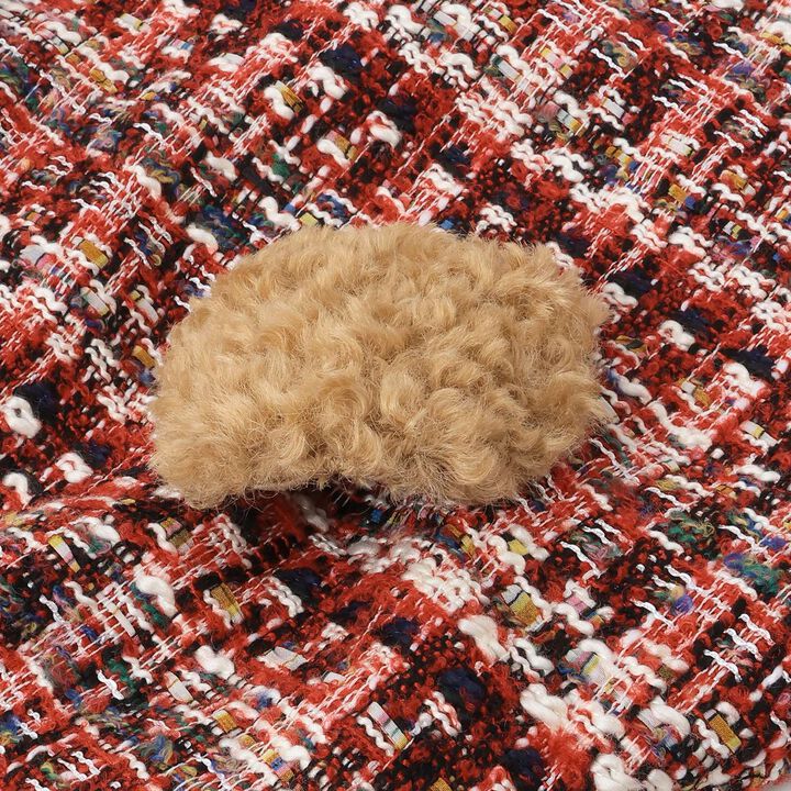 Roving Check Jumper Skirt,Red, medium image number 6