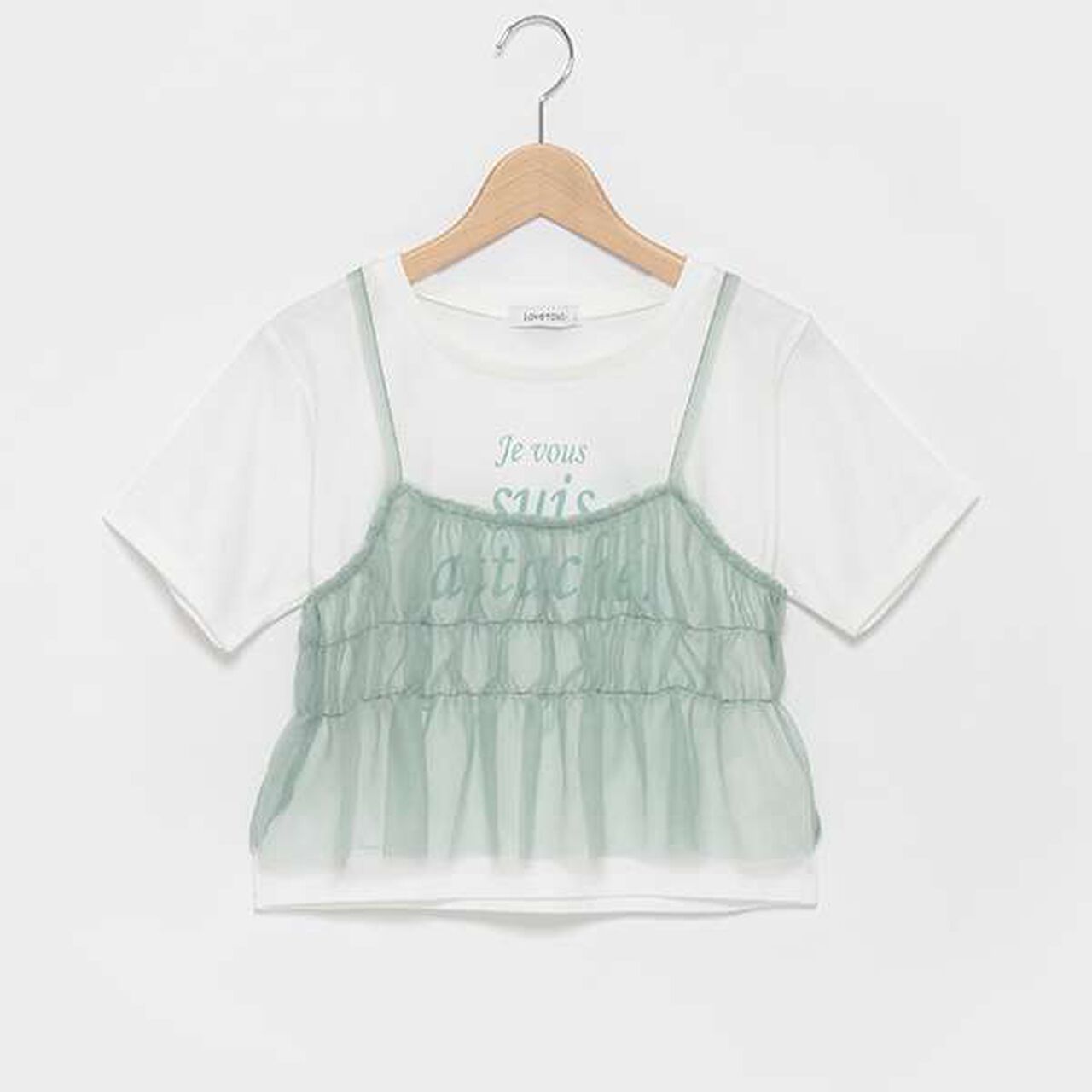 Tulle Bustier with Inner Lining,Black, large image number 4