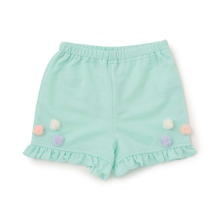 Tulle Pom-Pom Shorts,Mint, medium image number 0