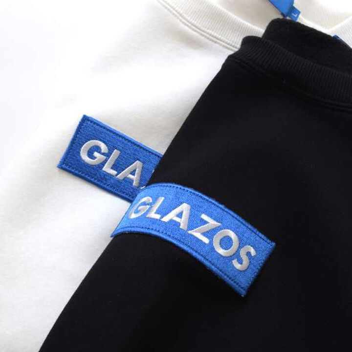 Resistant to Pilling Wool Lined Box Embroidered Logo Sweatshirt,Blue, medium image number 4