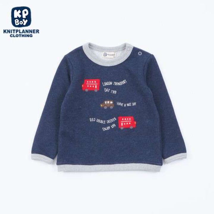 KP Boy London Bust Sweatshirt [80-140],Navy, medium image number 0