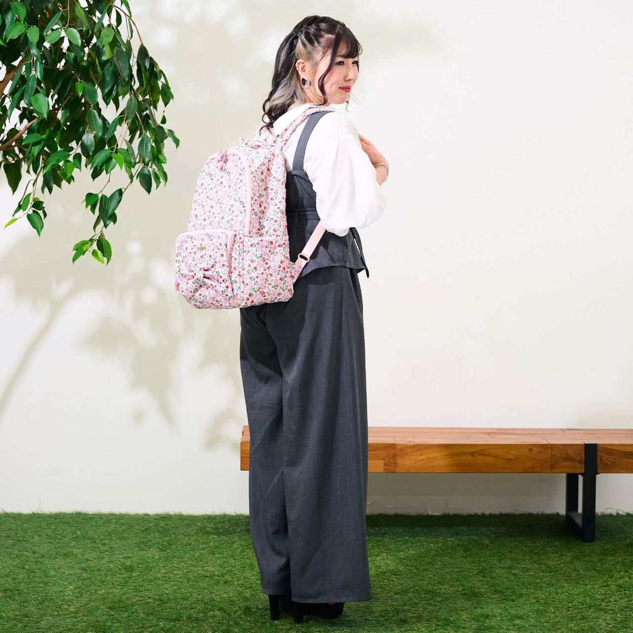 [Cath Kidston] Mothers' Backpack Approx. 23L Capacity,Off white, large image number 2
