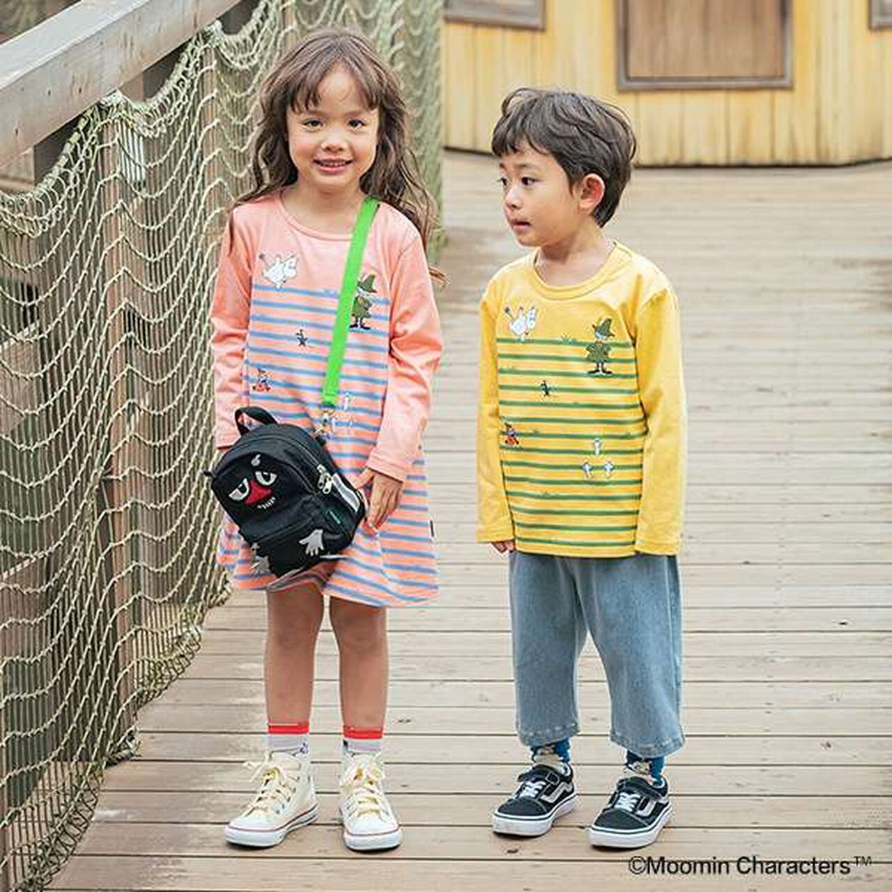 [MOOMIN] Stinky Backpack Pouch,Black, large image number 9