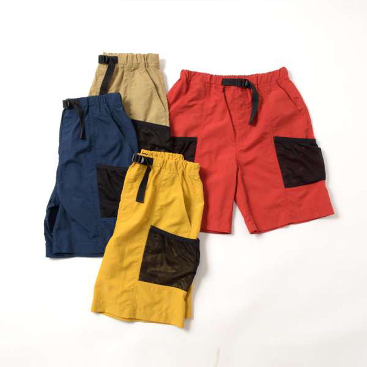 Water-Resistant Nylon Gear Shorts,Beige, large image number 13