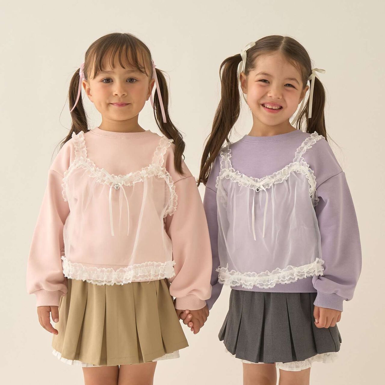 [Lycee Mine Ballet Series] Camisole Ducky Sweatshirt,Moderate pink, large image number 34