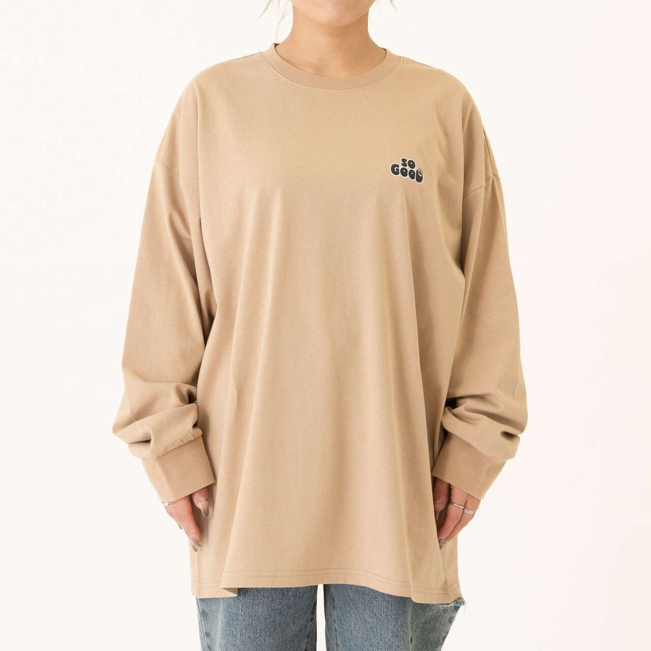 [Parent-Child Matching] [DAD] OFUZAKE Street Long Sleeve T-Shirt,Light gray, large image number 11