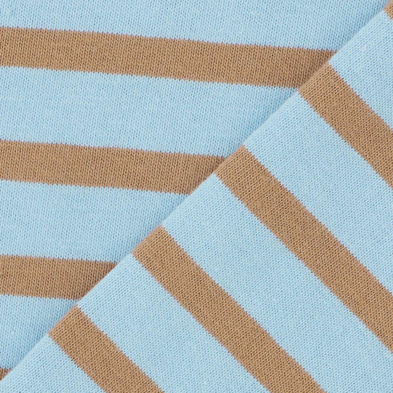 Anti-Stain Stripe Long-Sleeve T-Shirt,Yellow, large image number 8