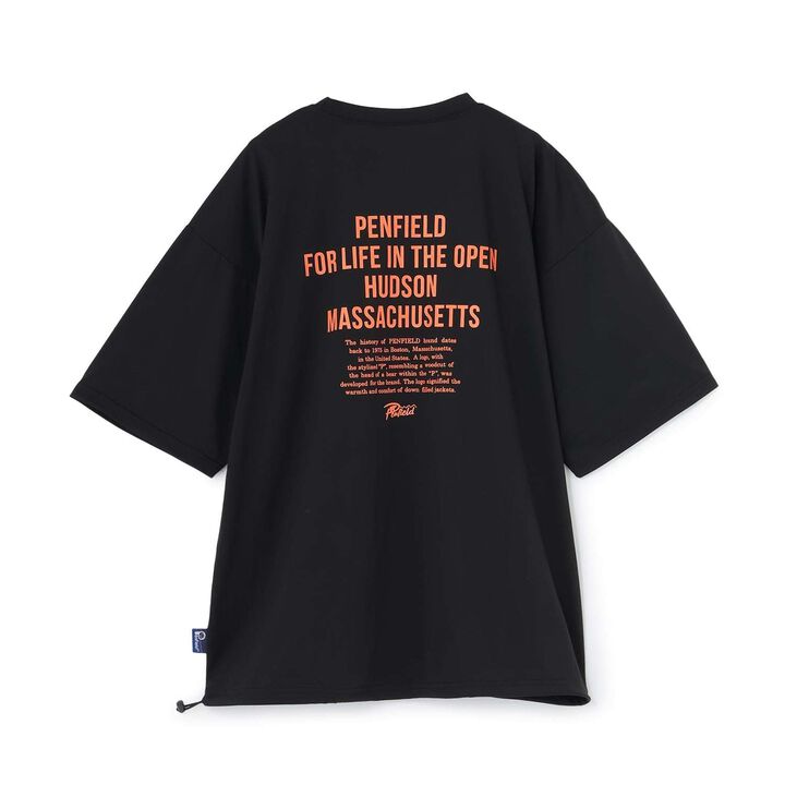 [Penfield] [親子連結款] [接觸涼感] DAD字樣大後背T恤,黑色, medium image number 7