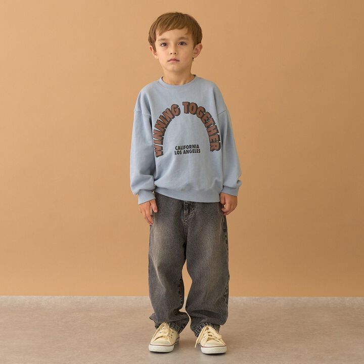 [LOVE DENIM] Loose Straight Pants,Black, medium image number 21