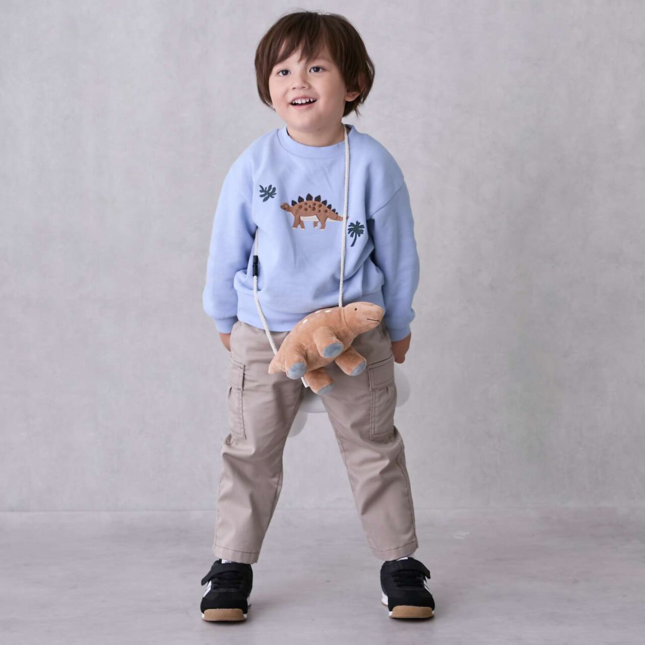 Dinosaur Small Shoulder Bag,Light orange, large image number 6