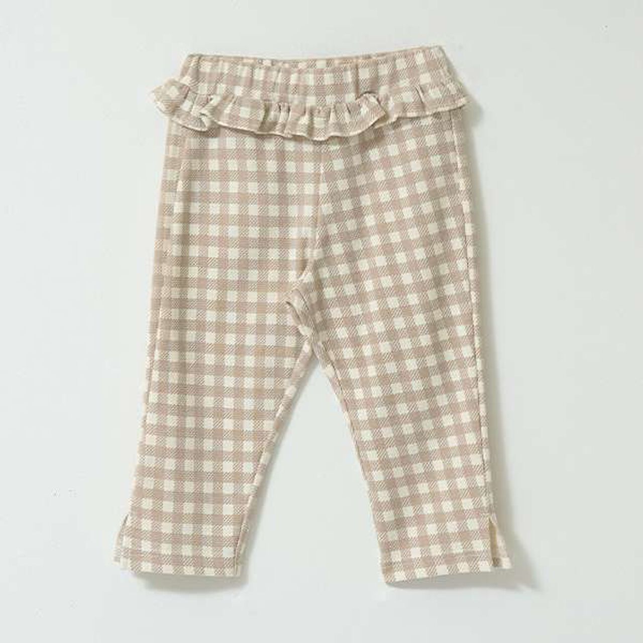 Tomo Pants Side Slit 7/8 Capri Pants,Beige, large image number 14