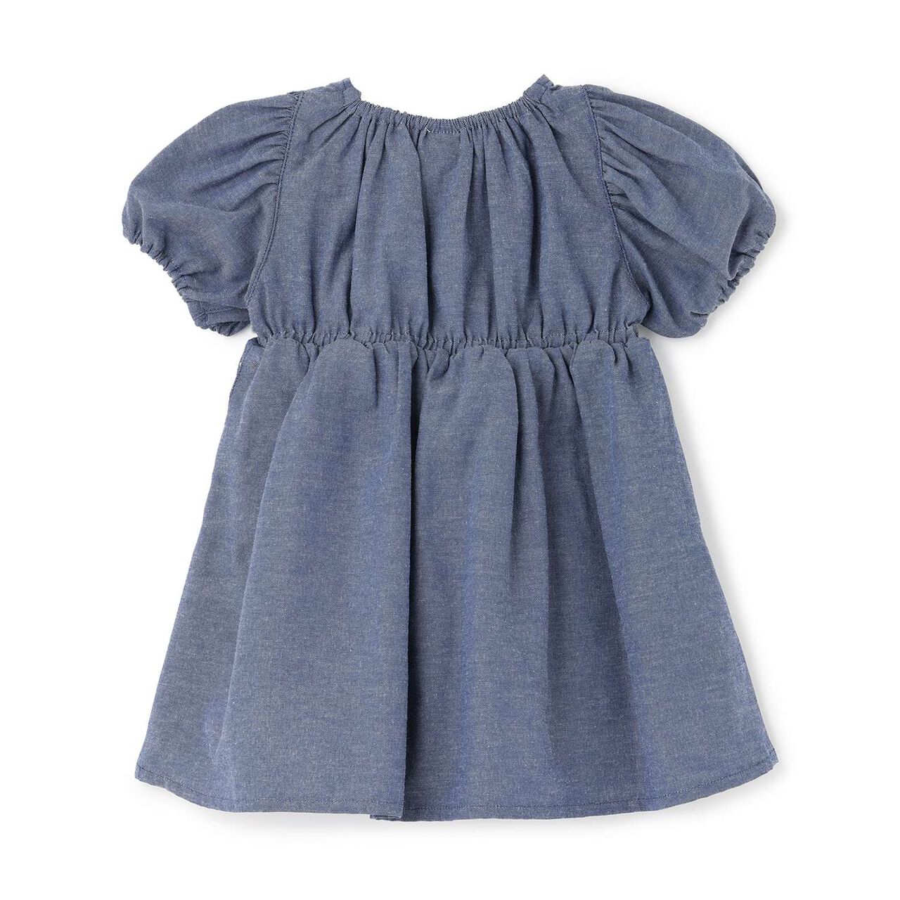 Heart Embroidery One-Piece Dress,Navy, large image number 1